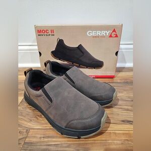 Gerry MOC II Slip On Sneakers Men's 10.5 Brown Soft Lightweight Casual Shoes New